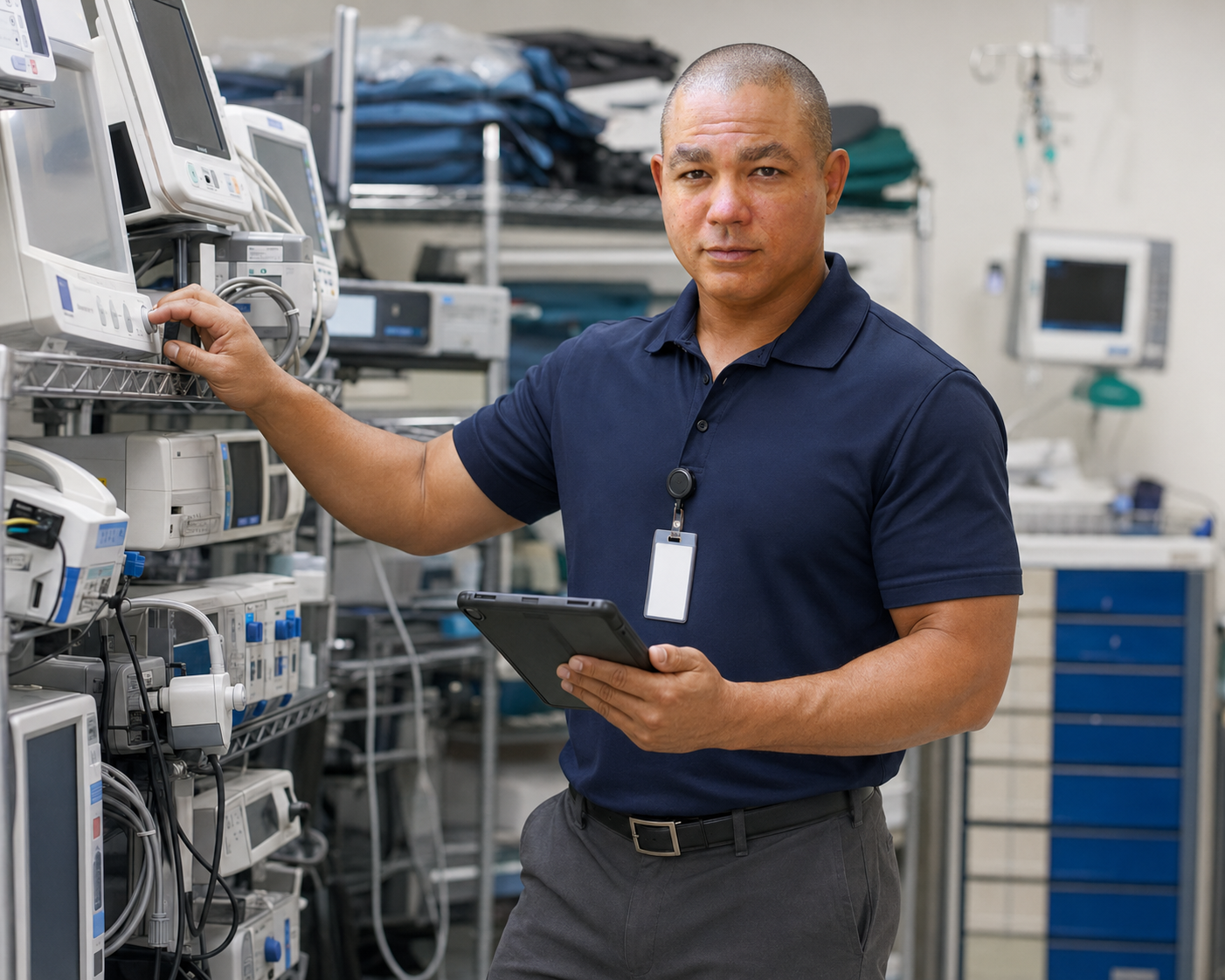 Calibration and documentation of medical equipment