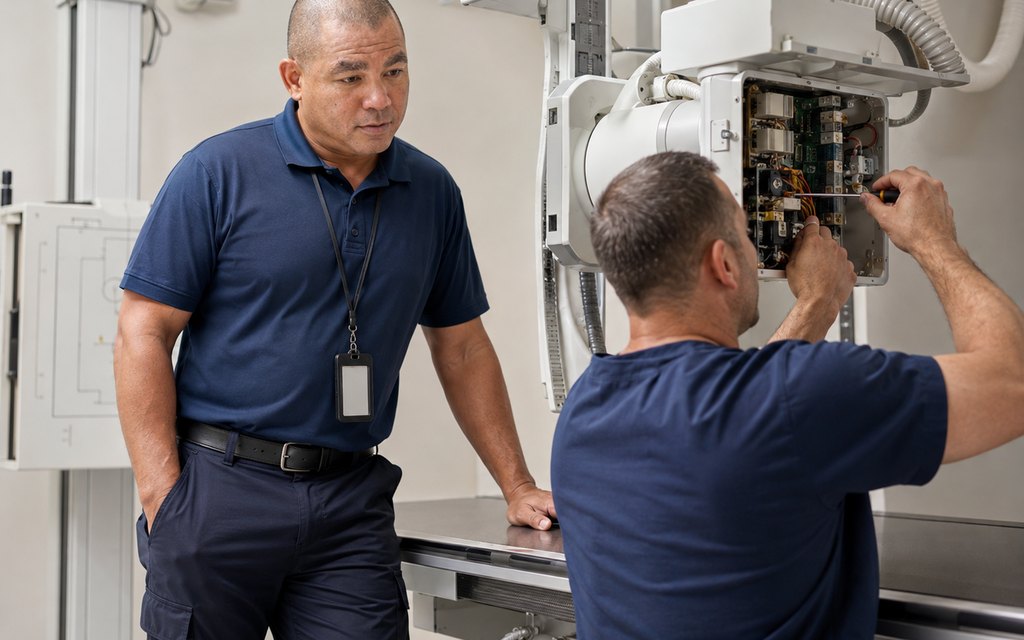 Our team at work