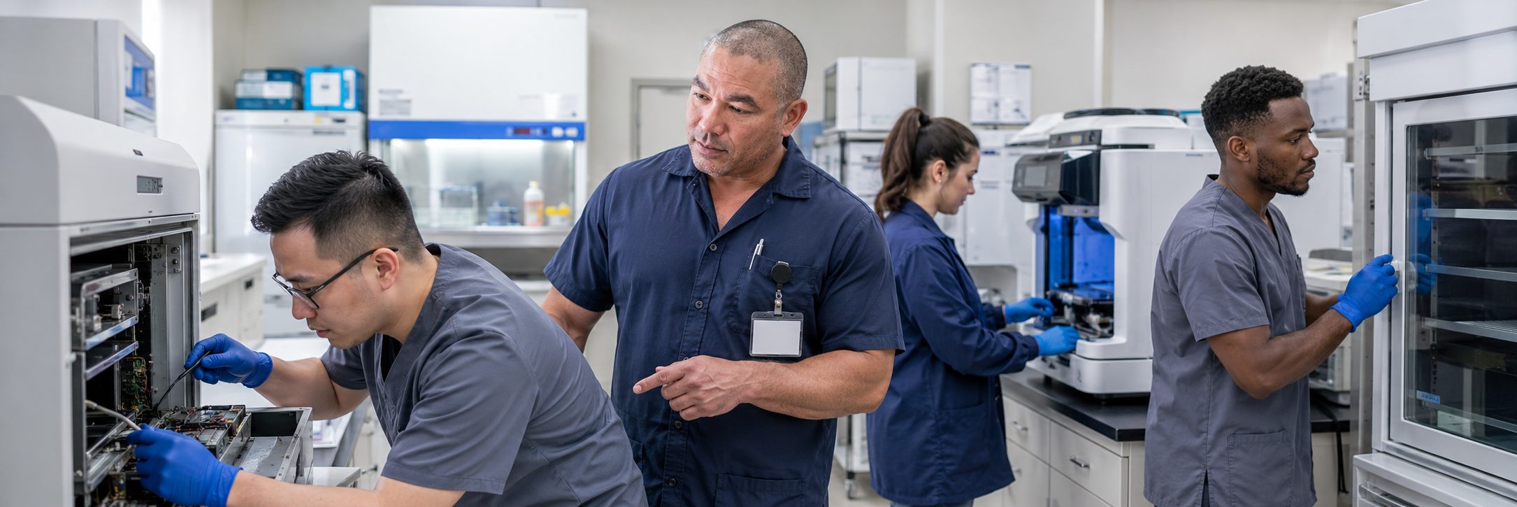 Patient monitor calibration and infusion pump testing in an MRI imaging suite